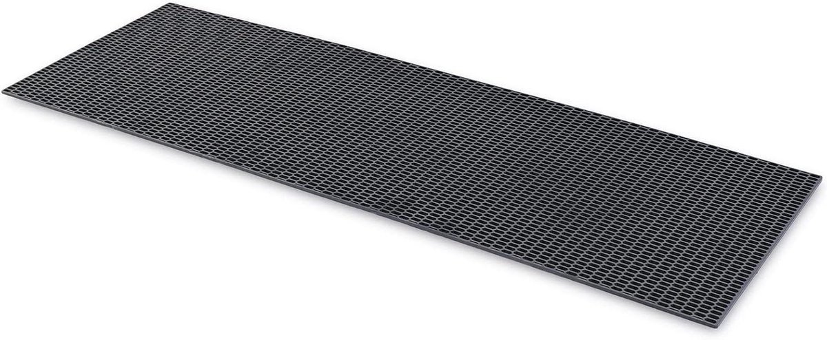 Honingraat Rooster - Sport Grill - Auto Styling - Flexibel ABS Kunststof - 120x40cm Fijnmazig - Zwart