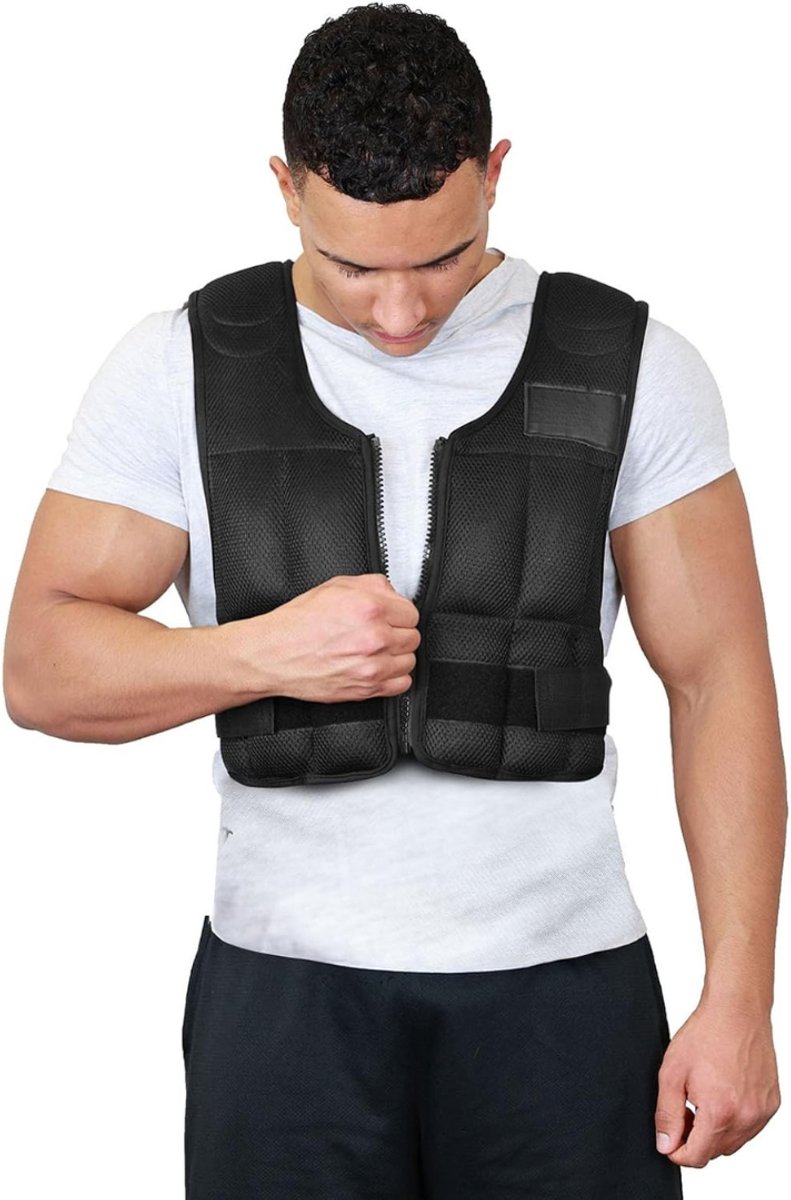 REN® Gewichtsvest - Gewichtsvesten - Zwart - 45cm x 35cm x 8cm