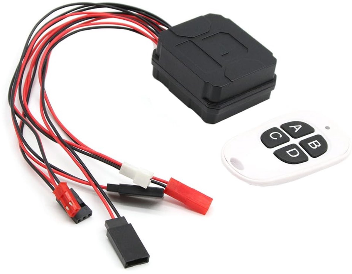 Allecto - Winch Controller met Lichtgroep voor 4WD SCX10 - Offroad Accessoire