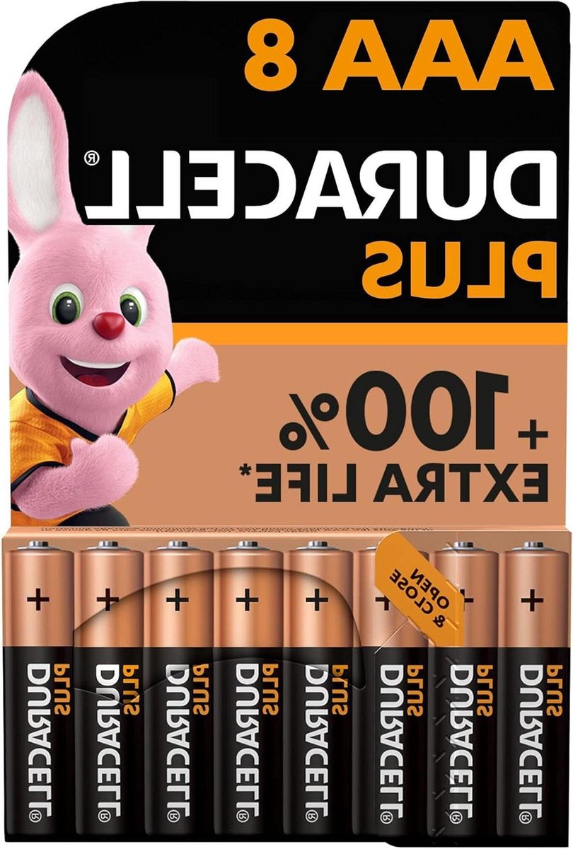 AAA Batterijen - Alkaline Batterijen - Dagelijkse Apparaten - Tot 100% Extra Levensduur - 8 Stuks