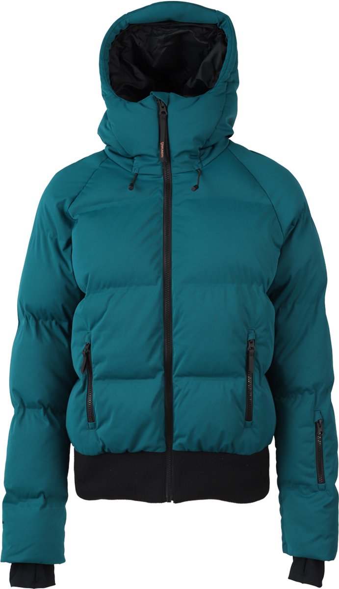 Brunotti Firecrown Dames Puffer Wintersport Ski Jas Groen