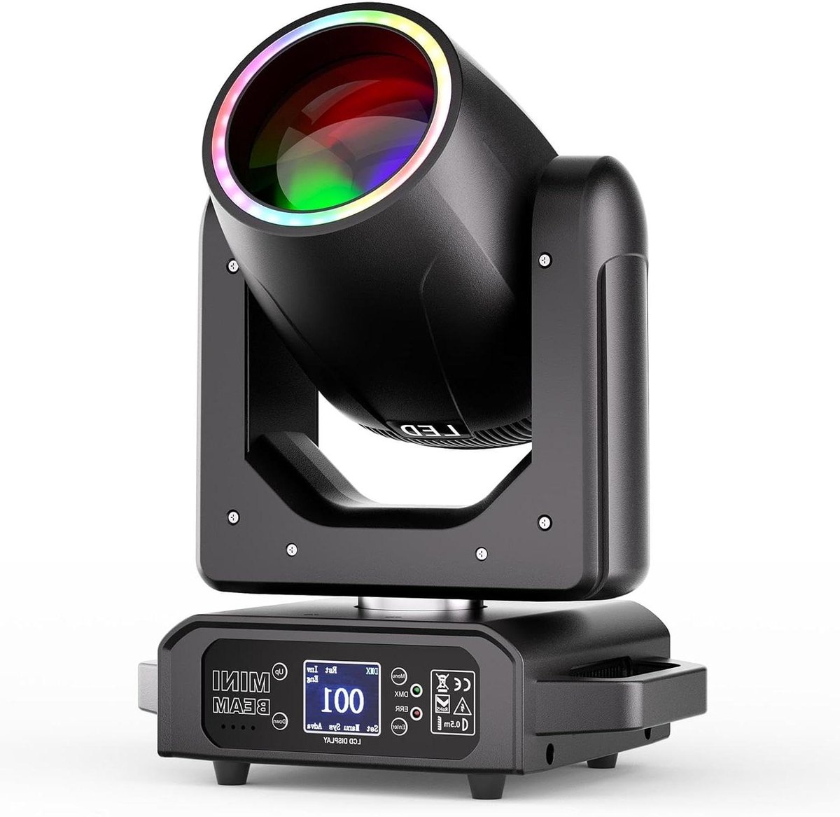 Krachtige Moving Head - Professionele Spot - Feestverlichting - 200W LED Beam - 5.7 kg - Wit