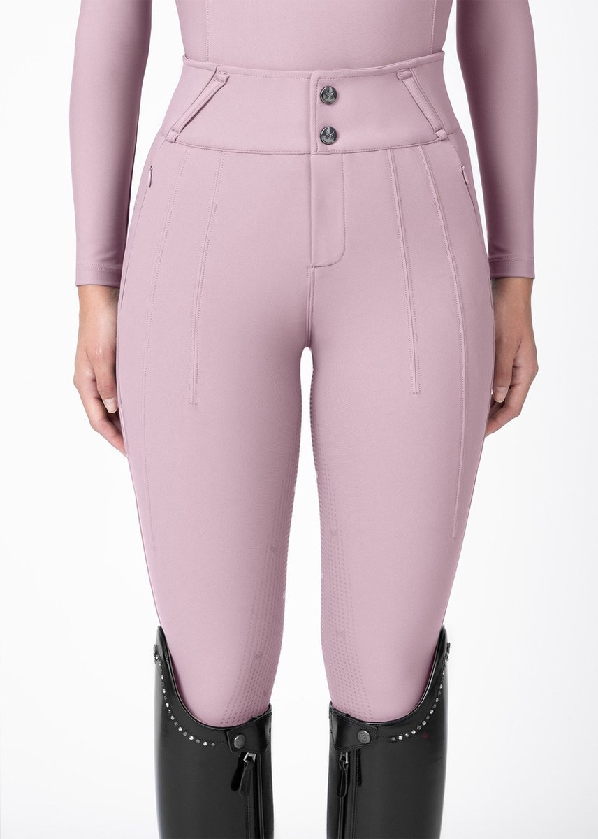 Maximilian Vision Rijbroek Full Grip Dames XS Mauve