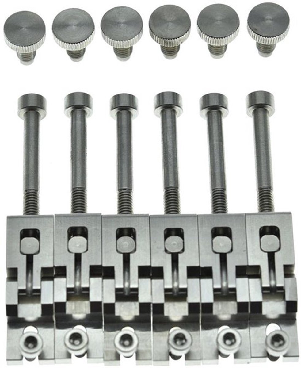 Gitaren RVS Dubbele Locking Tremolo Brug Zadel en Schroeven voor FR Tremolo's