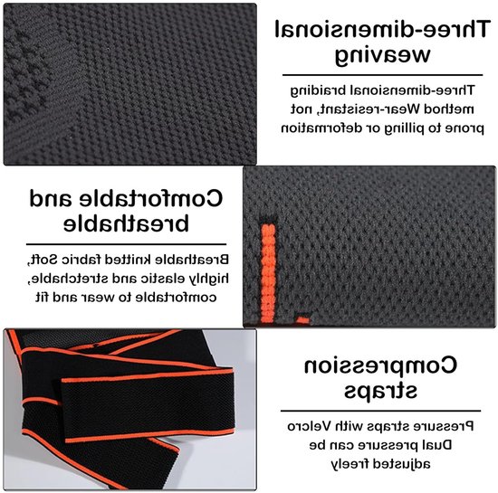 Enkelbandage voor optimale omknikbescherming bij enkelblessures, elastische voetbandage voor sport en herstel — afbeelding 2