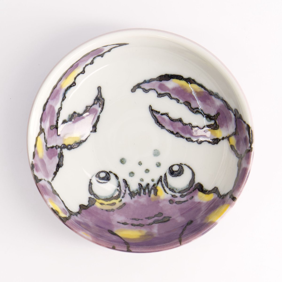 Tokyo Design Studio - Seafood - Sausschaaltje - Krab - Paars - 9,5x3cm - 150ml