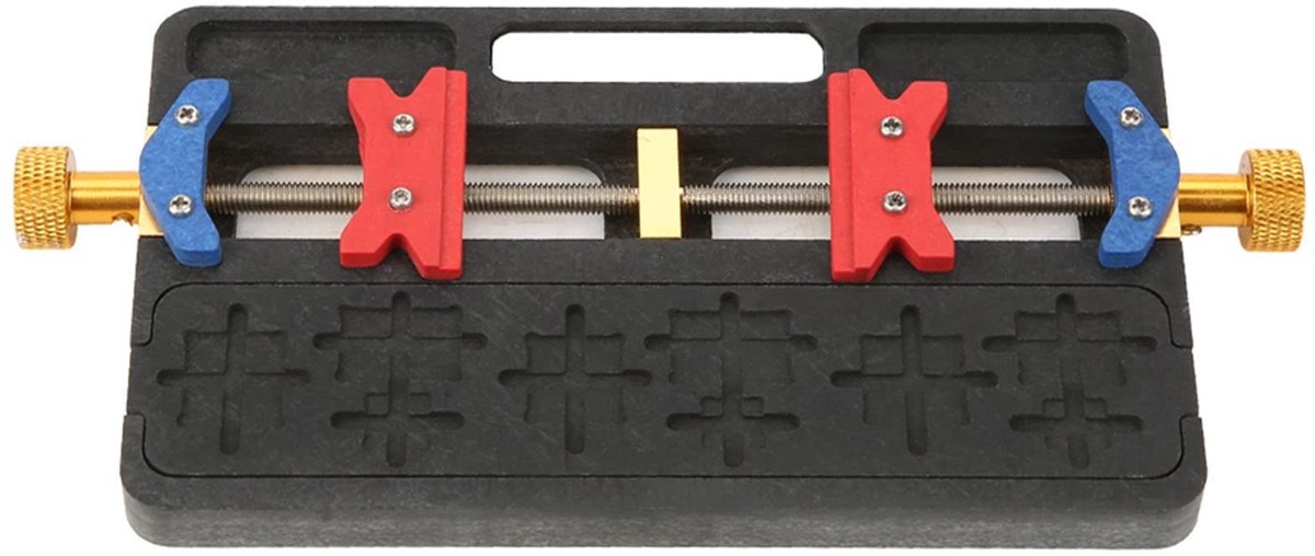 Dailygoods - Professioneel Rework-armatuur - Hittebestendig PCB-klemapparaat - Ideaal voor Telefoonreparatie - Dubbele IC-chiphouder - Geschikt voor..