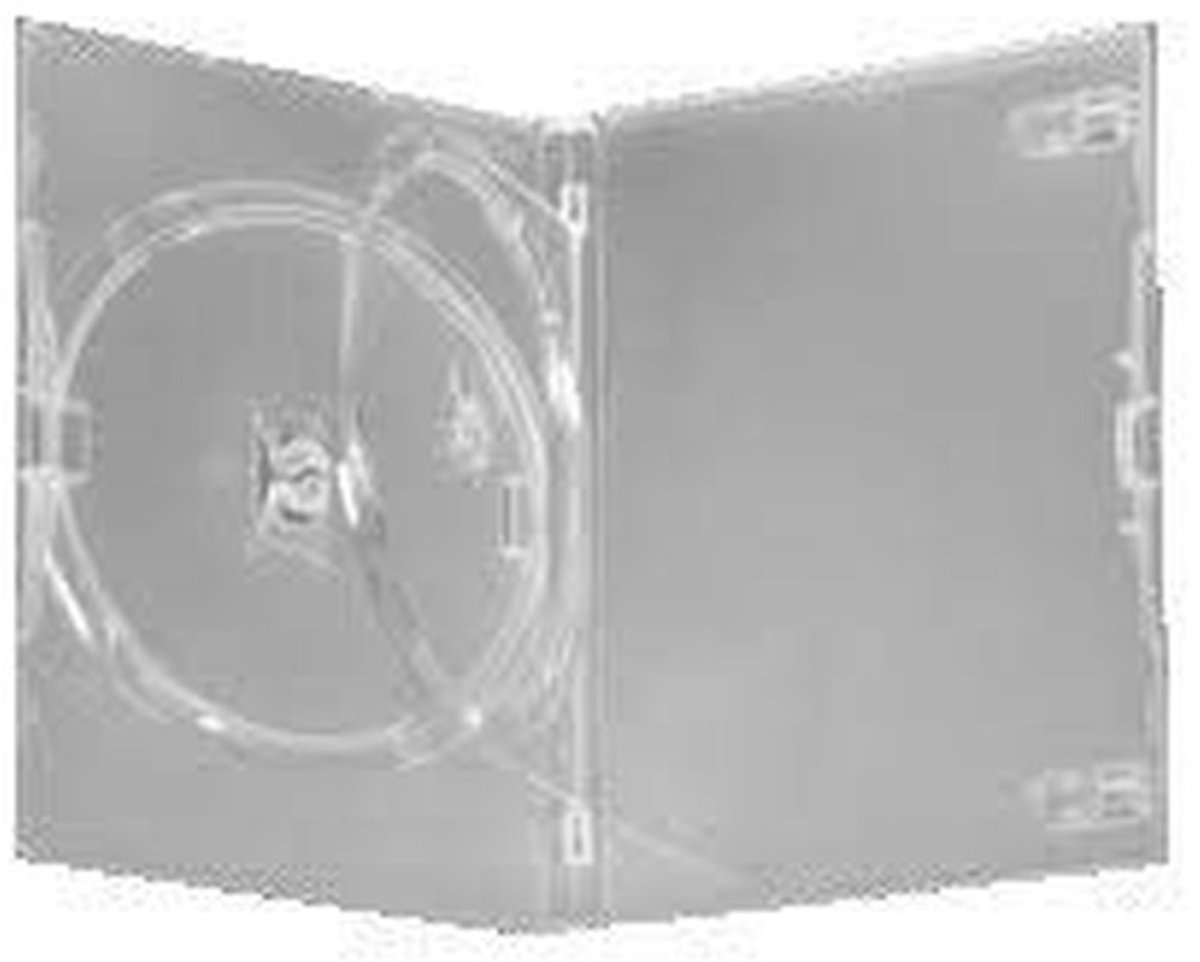 Dailygoods - DVD Case - Set van 5 - Met Swing Tray - Geschikt voor 3 discs - Perfect voor opslag van films - Duidelijke weergave - Doorzichtig