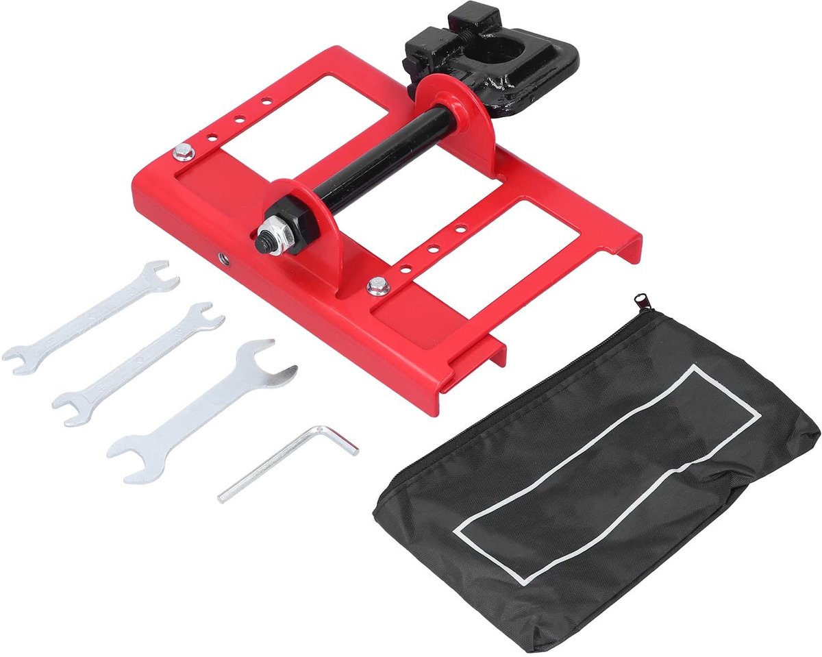 Dailygoods - Draagbare zagerij - kettingzaagmolen - Compact en slijtvast - Rood - Voor timmerwerk - Ideaal voor tuinprojecten