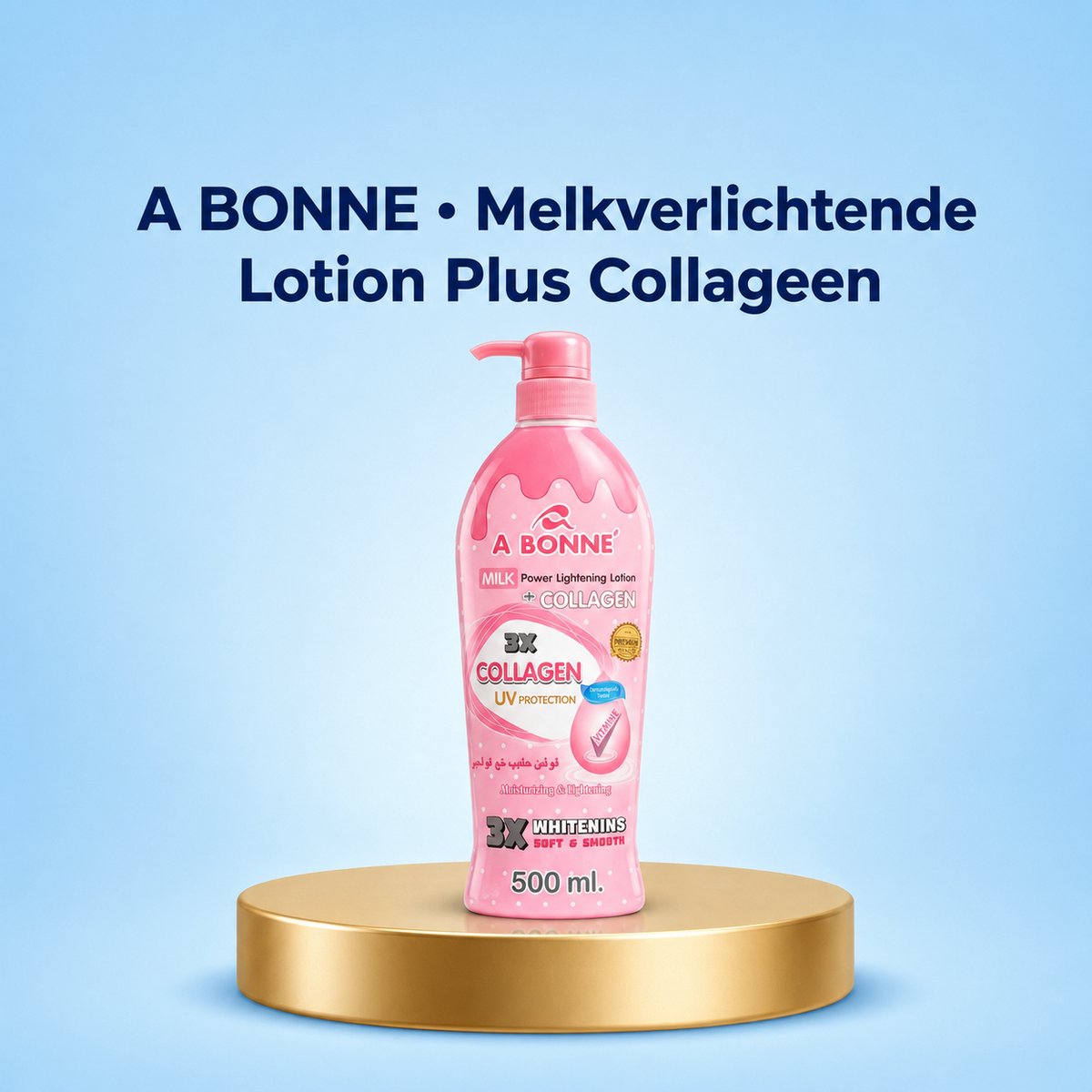 A Bonné MILK POWER LIGHTENING LOTION PLUS COLLAGEN (3X COLLAGEN UV PROTECTION)