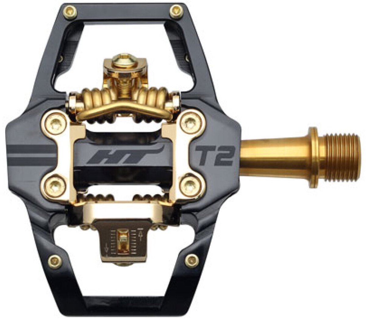 Ht Components T2 Titanium Limited Edition Pedalen Goud