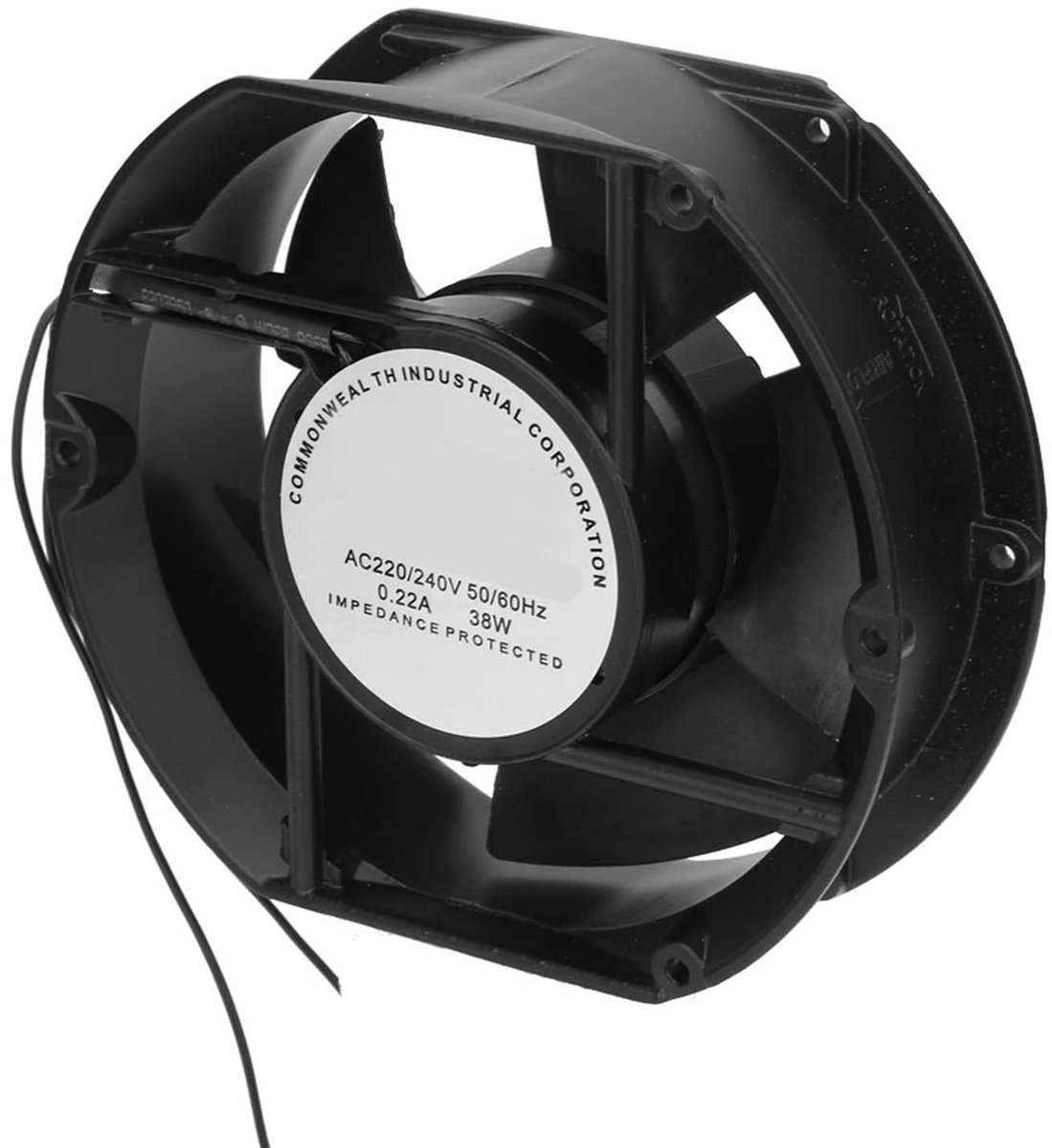 Vlemico - Axial Ventilator - Stille Koeling - 38W Vermogen - AC 220V - Ideaal voor DIY Projecten - Efficiënt voor Ventilatie - Geschikt voor Huisho...