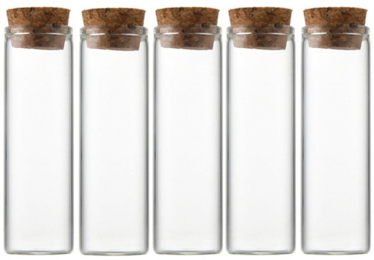 Smoakez - Mini Glazen Flessen - DIY Decoratie - 12 Stuks - Berichten in Flesjes - Creatief Knutselen - 15ml - Geschikt voor Feestjes - Transparant