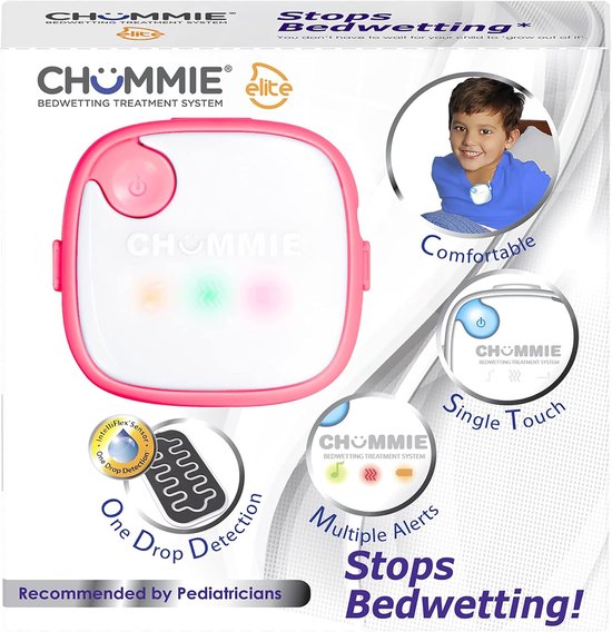 Plaswekker Alarm - Bedplassen Oplossing - Droog Slapen - One Drop Detectie - 10 gram - Roze — afbeelding 3