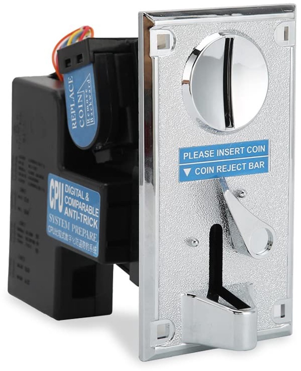 Dailygoods - CPU-muntselecteur - Muntautomaat - Eenvoudig te bedienen - Compact formaat - Multi-muntacceptor - Geschikt voor speelautomaten