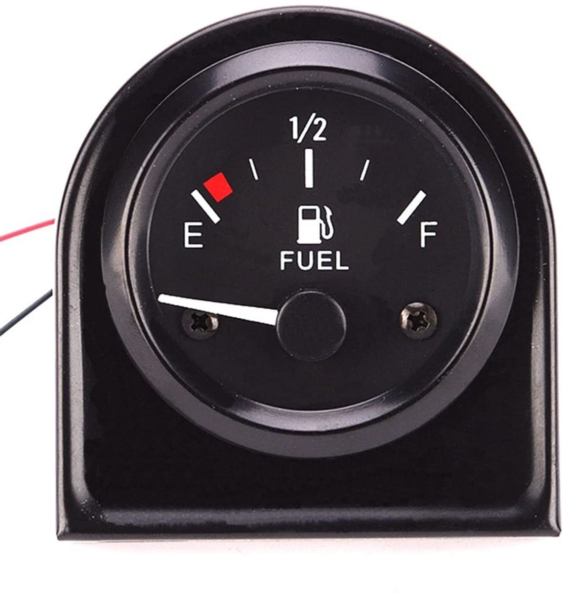 Elzusha - Brandstofmeter - Digitale brandstofmeter - LED-display - 52mm - Universeel - Geschikt voor SUV en Boot - 12V