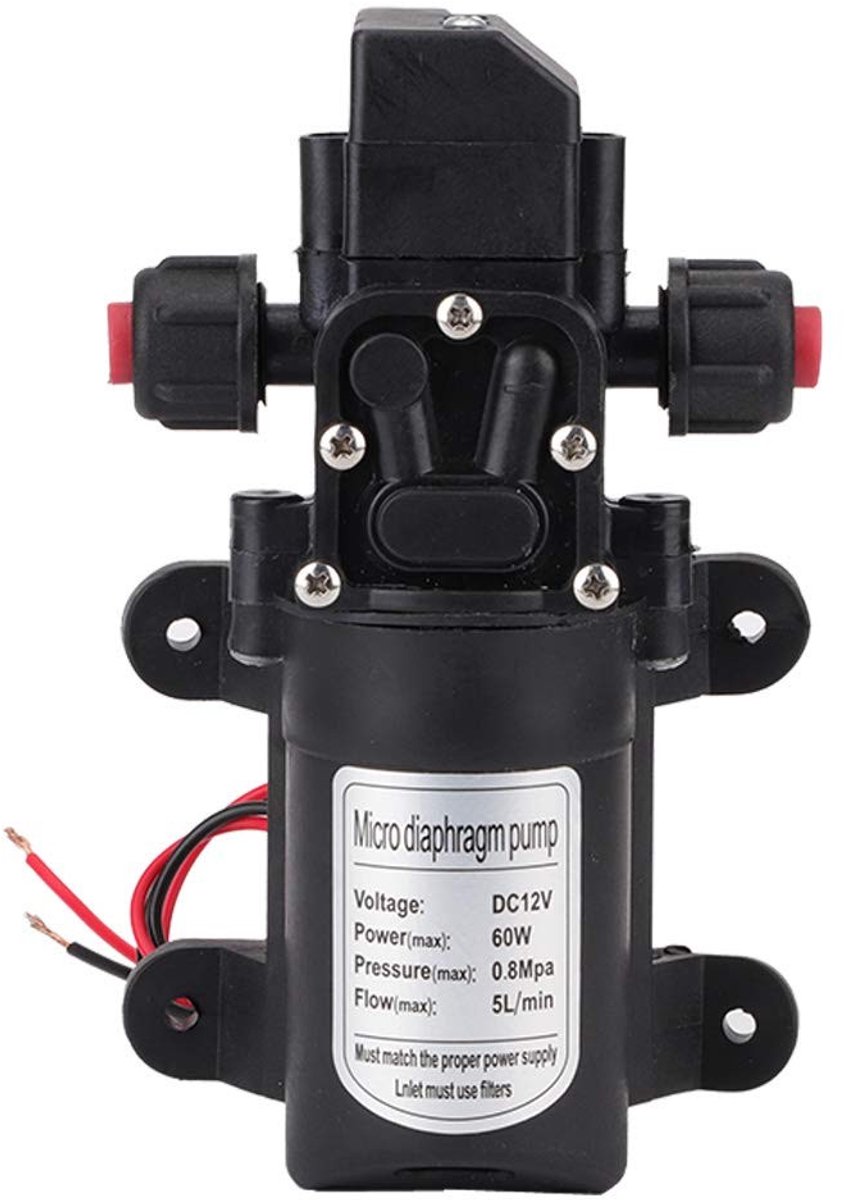 Dailygoods - Waterpomp - Zelfaanzuigend - Krachtige automatische drukpomp - Kunststof - Efficiënt en laag stroomverbruik - Hoog uitgangsvermogen - Ges