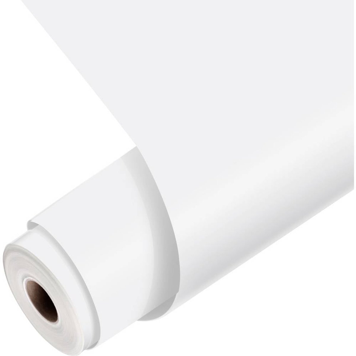 Loklik Mat permanent klevend vinyl 33 x 305 cm. Folie, Wit