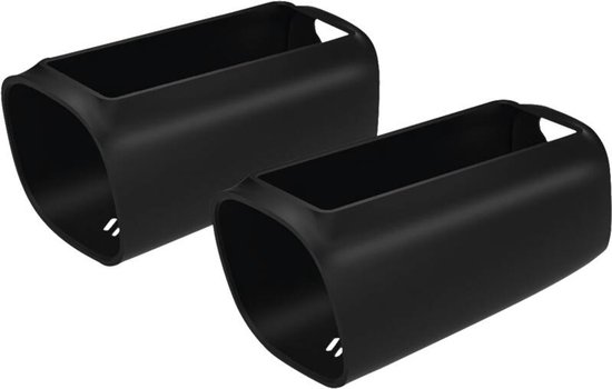 Twee zwarte beschermhoezen voor eufyCam 3.