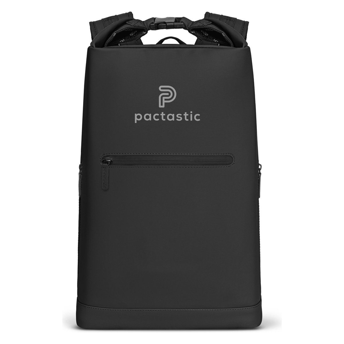 Pactastic Daypack Rugzak met laptopvak Urban Collection Rolltop Backpack 50 cm 27L Black Zwart