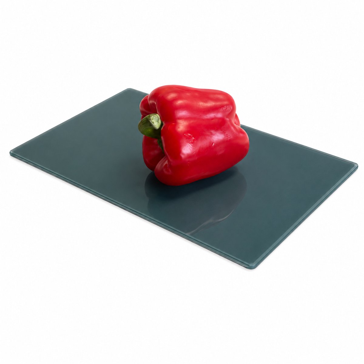 Michelino Glazen Snijplank - Snijplank van glas - 20 x 30 cm - Hygiënisch - Hittebestendig - Groen
