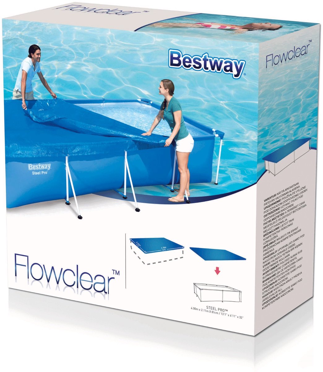 Bestway Afdekzeil 400 x 211 cm Framepool