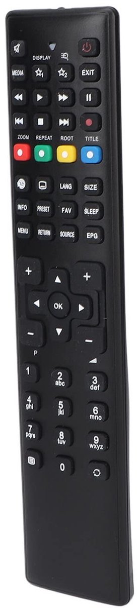Dailygoods - TV-afstandsbediening - Compatibel - Volledige functionaliteit - Geschikt voor meerdere modellen - Ideaal voor elke televisie