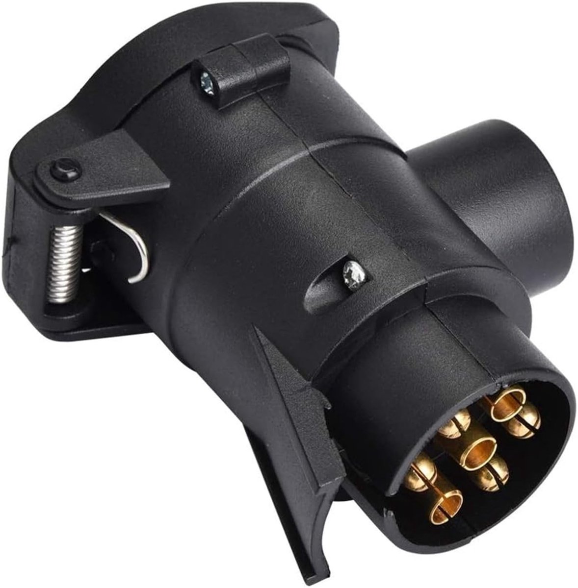Dailygoods - Aansluiting Trekhaak 7 tot 13 Pins - Auto en Trailer Adapter - Veilig Verbinden - 12 V - Perfect voor Caravan - Geschikt voor Europese Ha