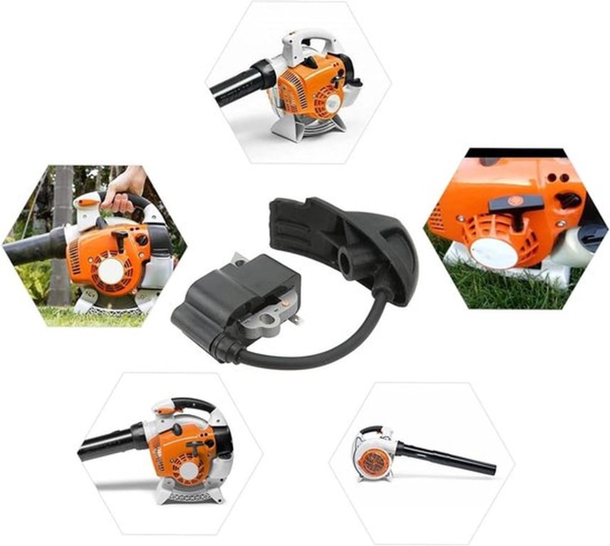 Metalen Rubber Bobine Vervanging voor Stihl Bladblazers BG56 BG86 SH86 - 42414001307 – foto 8
