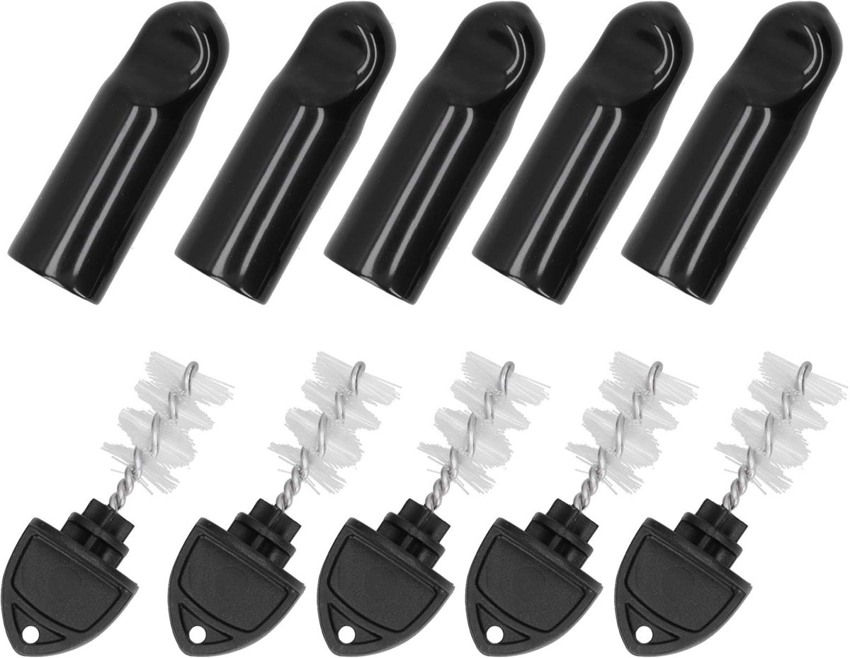 Zeynomax - Bier Stekkers Tap Borstel Set - Reinigingsset voor Thuis Bar - 5 Pcs - Tapbier Kraan Cover - Bescherming tegen Insecten - Ideaal voor Bie..