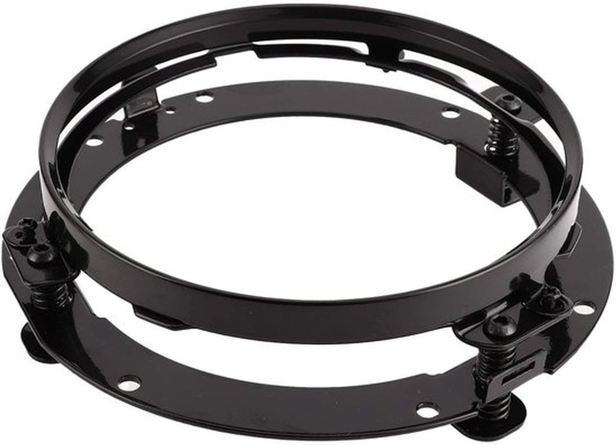 7 Inch Hoofdlicht Ringbeugel - Zwart - Compatibel met Jeep Wrangler JK Modellen