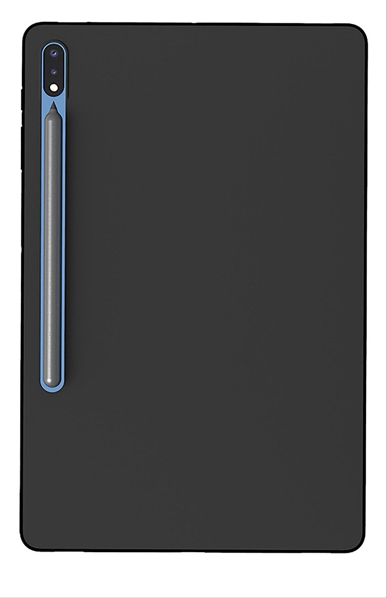 Allecto - Hoesje voor Samsung Tab S10 Ultra - Zachte TPU achterkant - Ultralicht en dun - Zwart - Anti-vibratie en antislip - Geschikt voor Samsung...