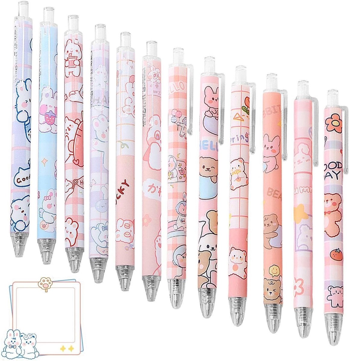 Allecto - Cartoon Gel Pennen Set - Creatieve Stationery