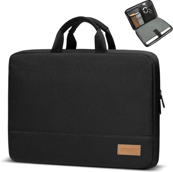 Laptop Hoes Sleeve Laptophoes Laptoptas 14 inch, laptophoes met handvat, waterbestendige draagtas geschikt voor zakenreizen