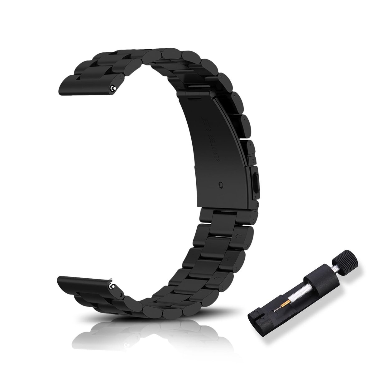MTTProducts - Metalen Horlogeband - Snelle Sluiting - Stijlvolle Vervangbanden - 16mm 18mm 20mm 22mm - Voor Mannen en Vrouwen - Ideaal voor Elke Ge...