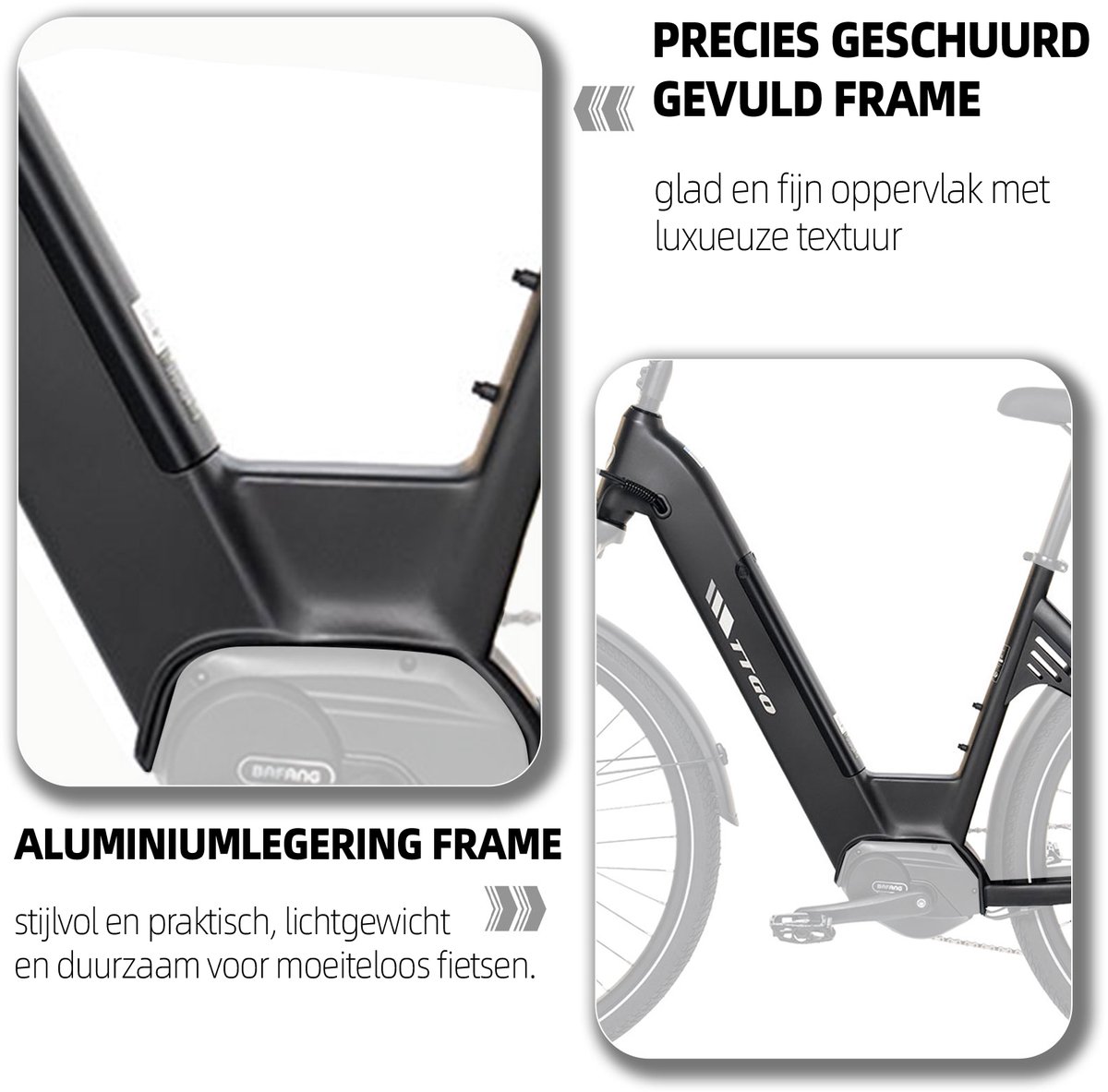 Sencycle Europe Sp. z o.o. Elektrische Stadsfiets TTGO C7 SE - 28 INCH Banden - 36V18Ah Accu thumbnail 4