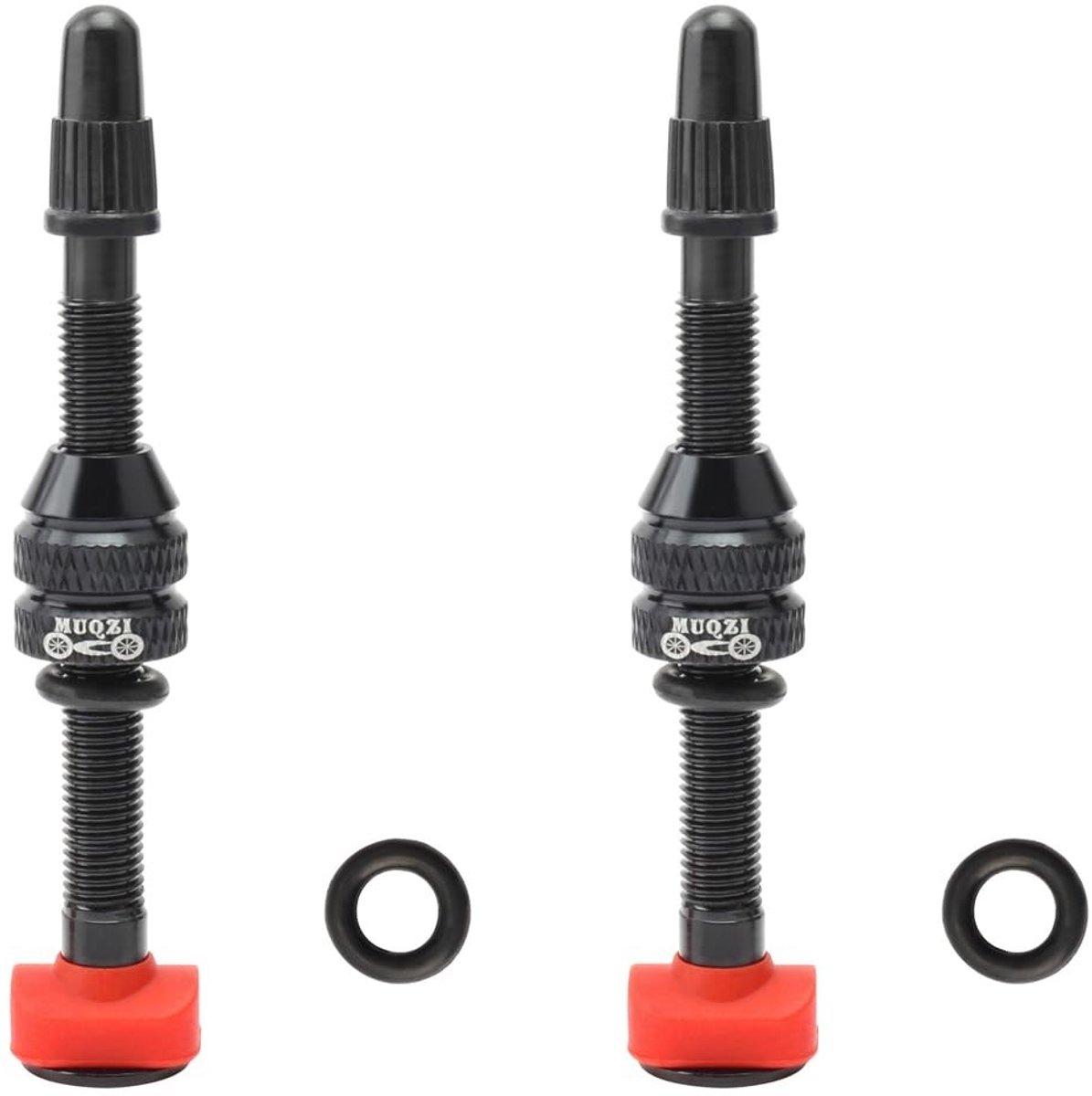 NTHProducts - Tubeless Fietsventiel - Aluminium Ventieladapter - 60mm - Fietsaccessoires - Geschikt voor Tubeless Systemen - Universele Pasvorm