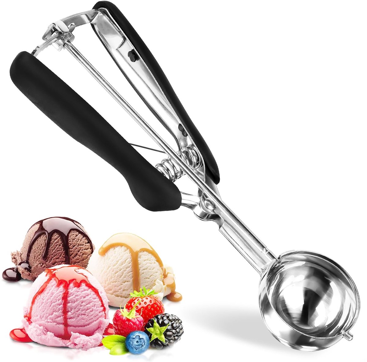 IJsschep roestvrij staal 5 cm - Perfect voor IJs, Wafels en Cake