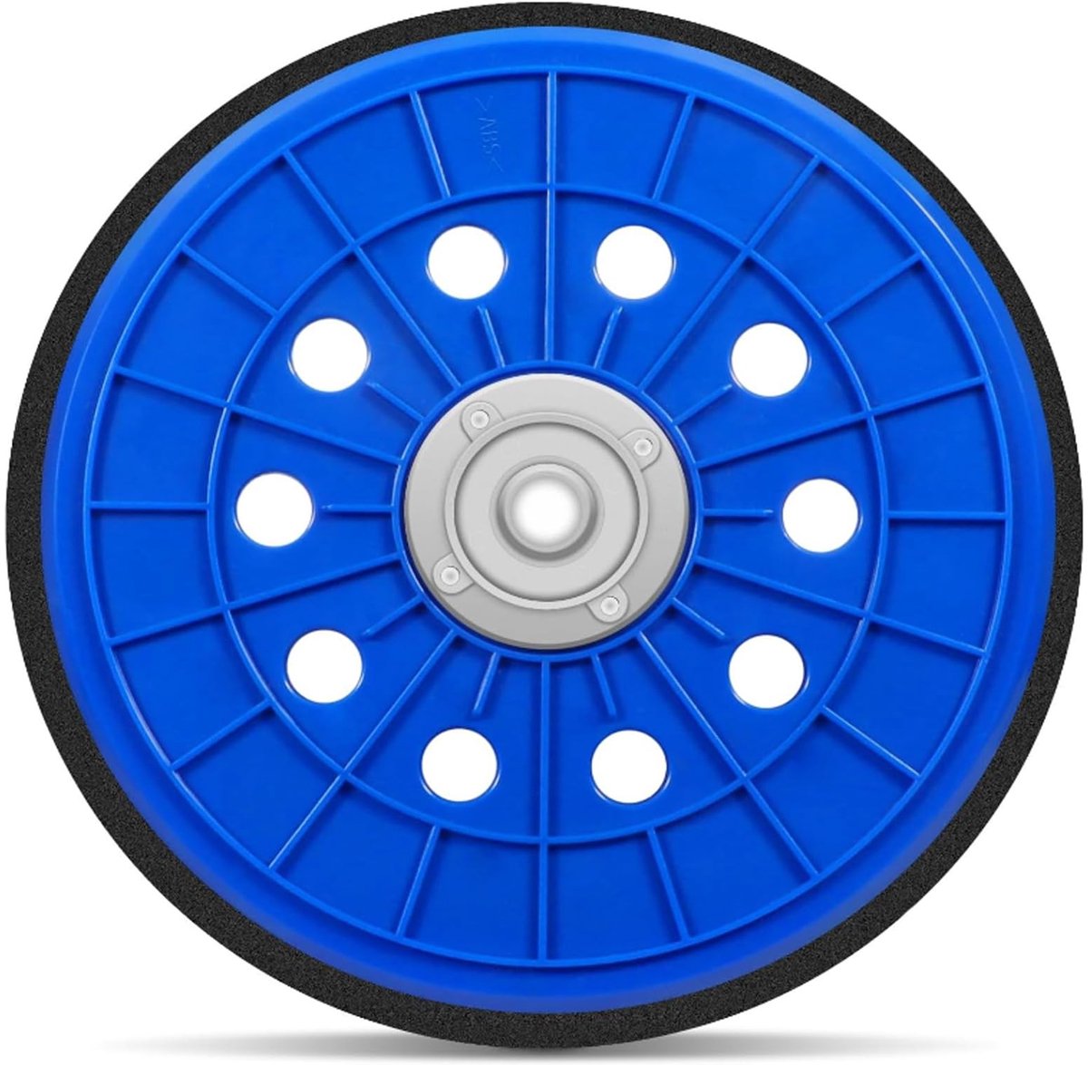 MTTProducts - Vervangingsschijf M14 - Schuurdisc 215 mm - Voor muur- en plafondschuurmachines - 10 gaten - Ondersteuningsschijf - Geschikt voor diverse...