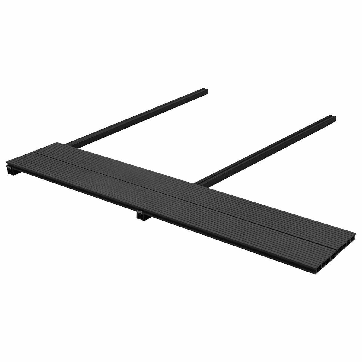 vidaXL - Terrasplank - 40 - pcs - Zwart - WPC