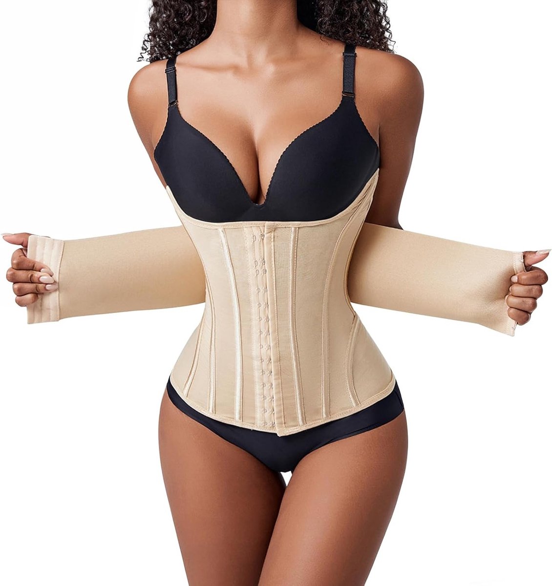Dames Corset voor Buikcontrole, Taille Trainer met Dubbele Sluiting en Verbeterde Lichaamsvorm, Ideaal voor Slanker Uiterlijk en Comfortabel Draaggemak