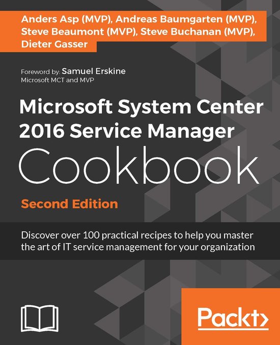 Microsoft System Center 2016 Service Manager Cookbook - cover