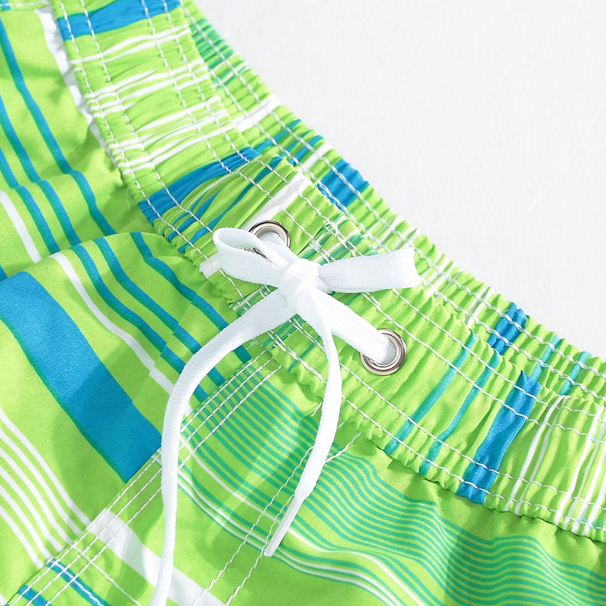 NiSy.nl Zwembroek Jongens | Zwemshort | Strepen Print | Sneldrogend | | Groen — afbeelding 8