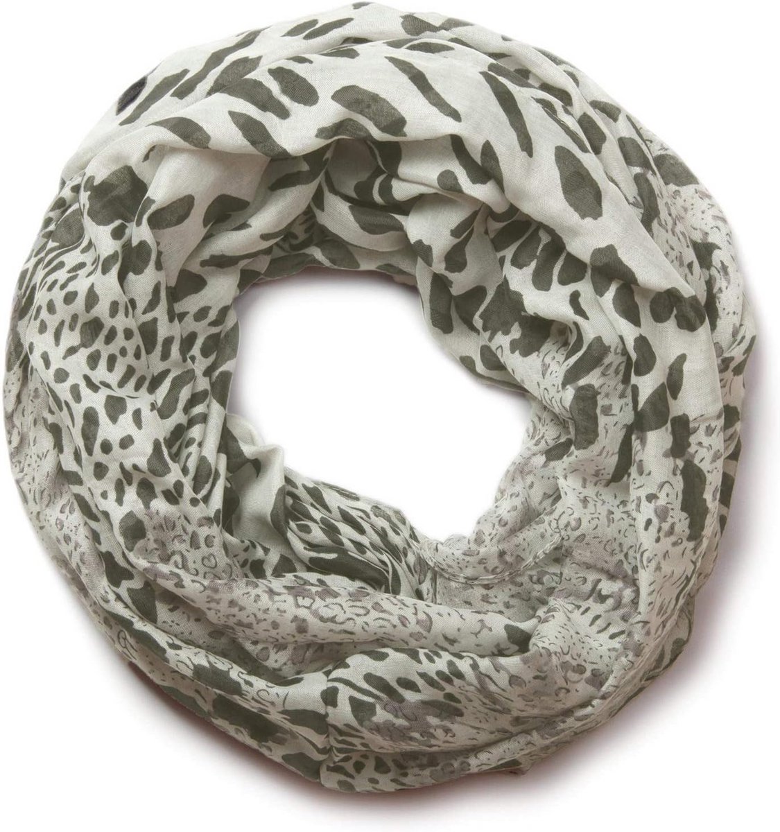 Dames Loop Sjaal met Luipaardprint Dunne Stijlvolle Halsdoek
