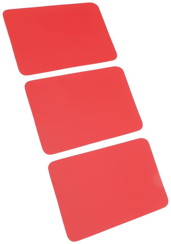 Kajakpatch PVC Vlotpatch - Reparatieset Rubberboot - Waterscooter Repareren - Waterdicht Duurzaam Materiaal - 3 STUKS - Rood — afbeelding 5
