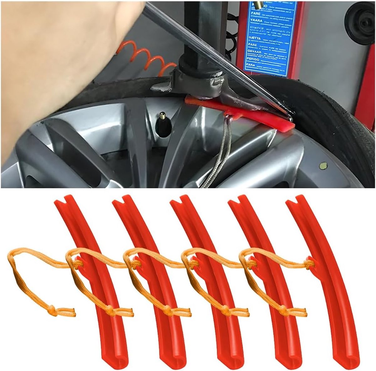 5x Velgenbeschermers voor Motorfiets en Auto Bandenwissel