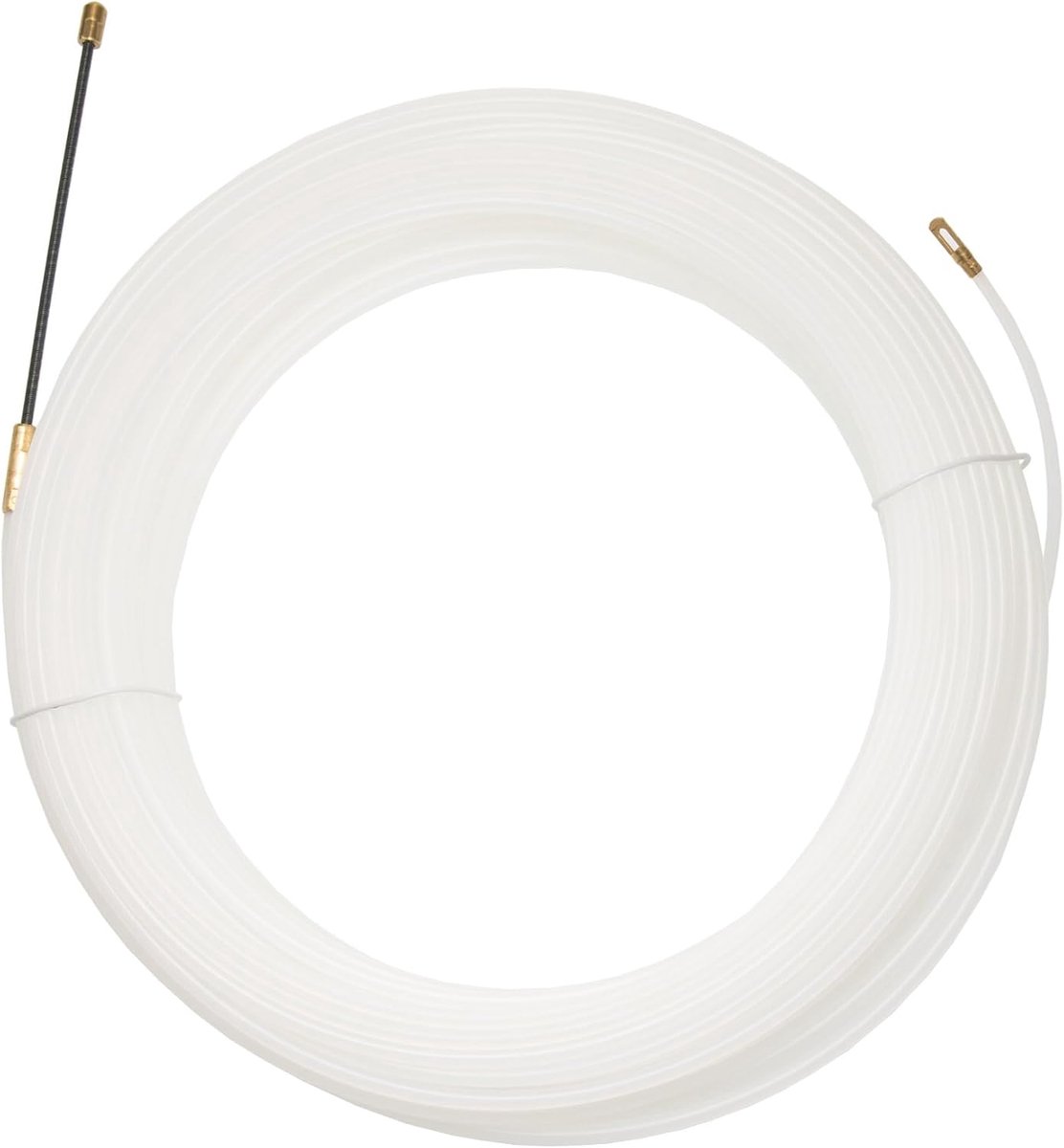 Kabeltrekker Hulpstuk - Trekveer Nylon - Leidingen Trekken - Flexibel Sterk Nylon - 30 Meter - Wit