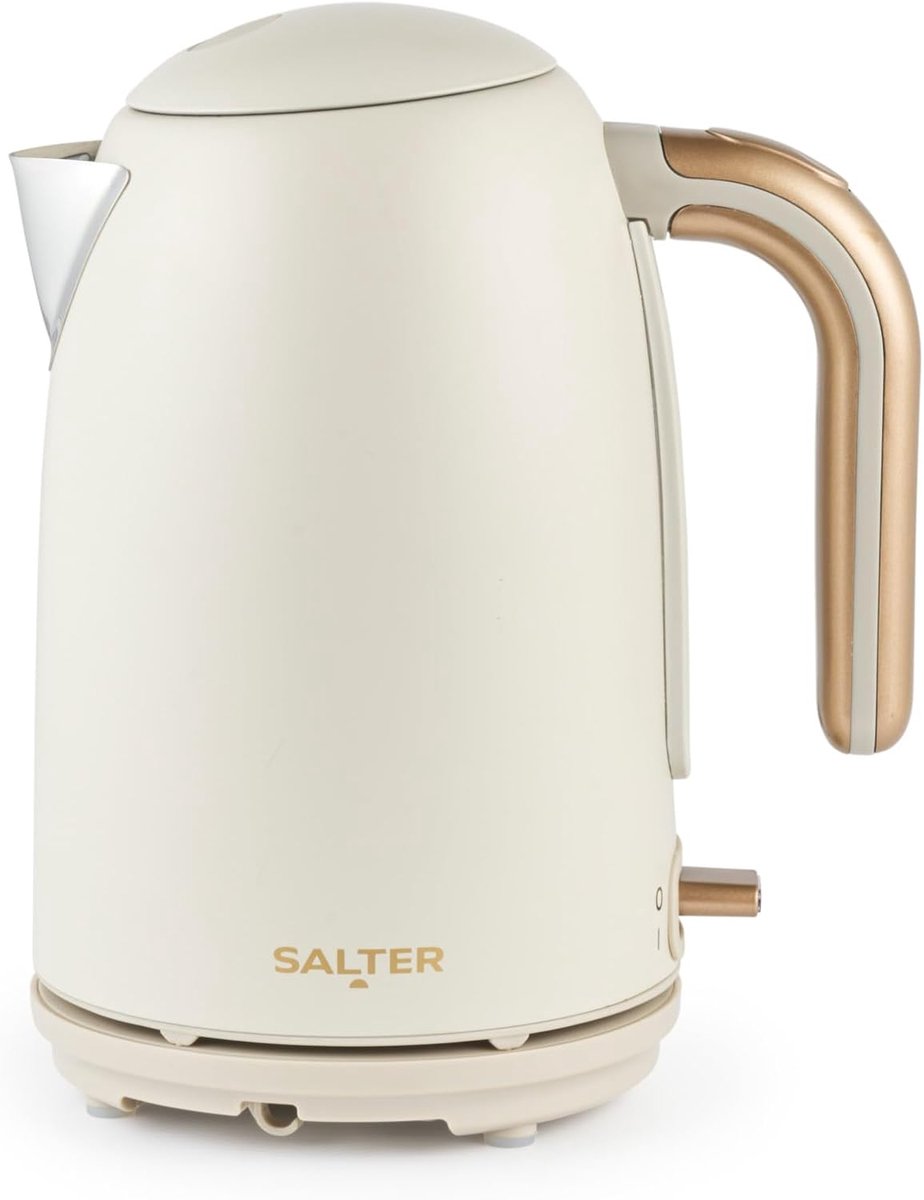 Elektrische Waterkoker - Snelkoker - Snel Water Koken - Anti-kalkfilter - 1.7 Liter - Beige