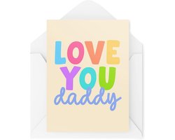 Funny Novelty Greeting Cards | Love You Daddy | Birthday Father Father Father Daddy Daddy Thinking Of You Dress Funny Joke | CBH1307