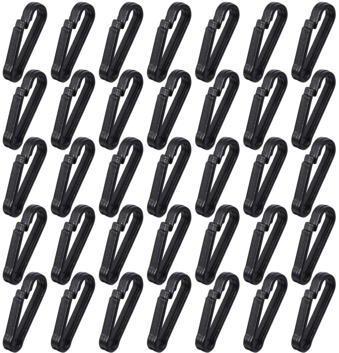 Cosensi- Karabijnhaken 130 Stuks - Kunststof Haakjes - Sleutelhanger - Rugzak Gesp - Outdoor Accessoire - Duurzaam en Compact